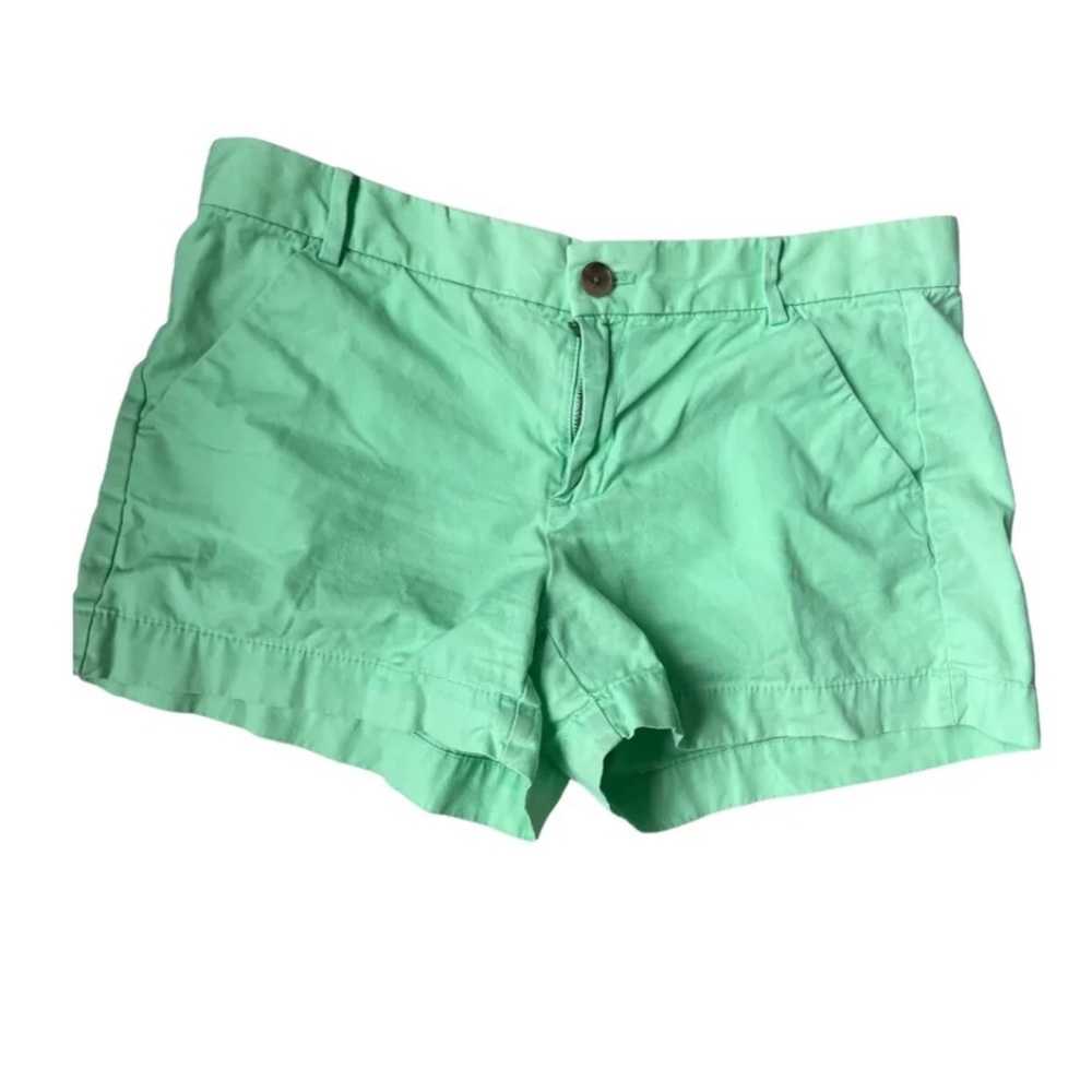 Khakis By GAP Sun kissed Lime Green Shorts Cotton L Women's Size 4 Cotton
